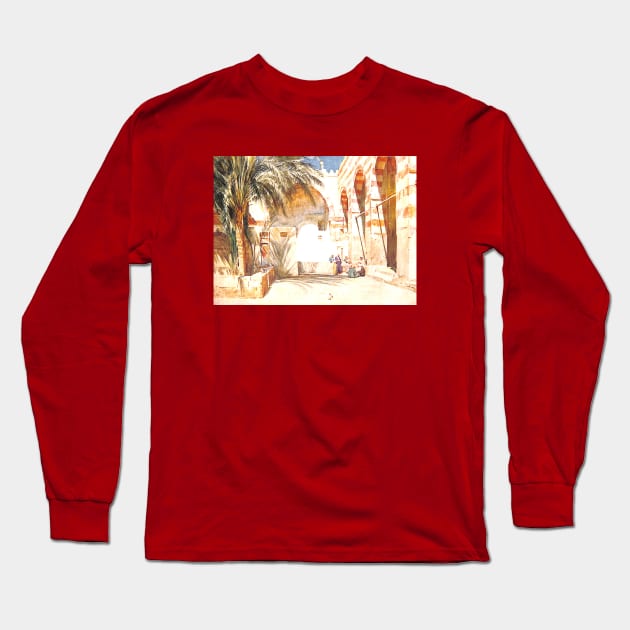 Court In The Mosque of Ibrahim Aga, Cairo tin Egypt Long Sleeve T-Shirt by Star Scrunch